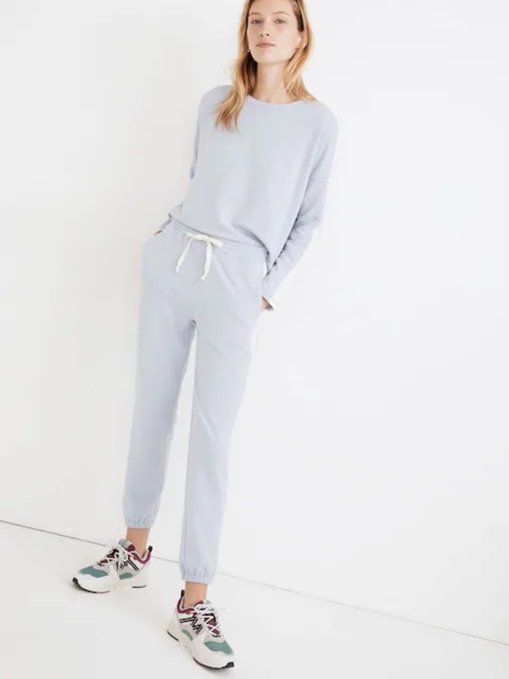 Madewell Women's MWL Superbrushed Easygoing Sweatpants - Heather Gray